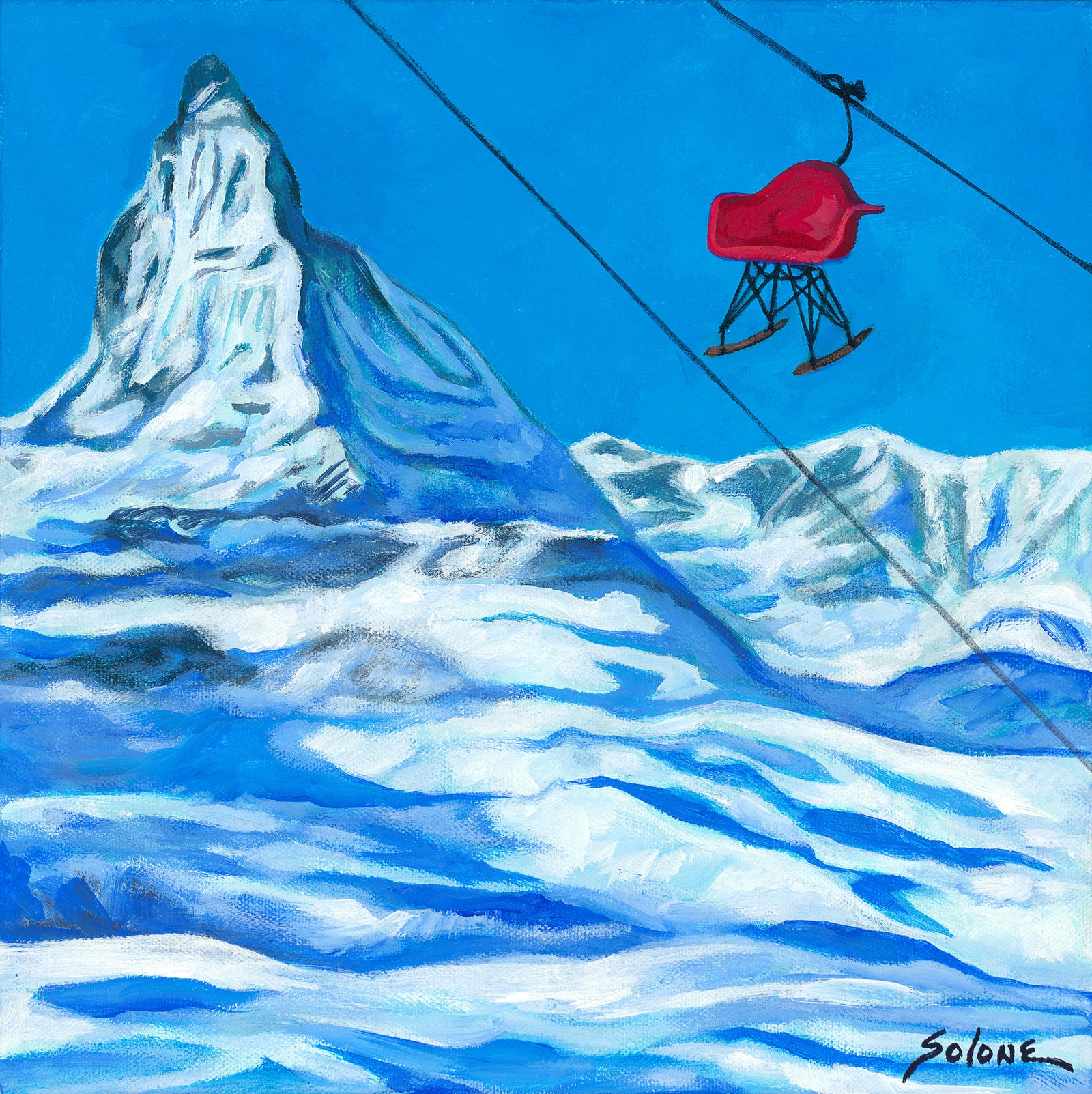 Herman visits the Alps
